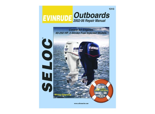 SELOC Motorhåndbok - Evinrude Mod: 2002-06 (se tabell)